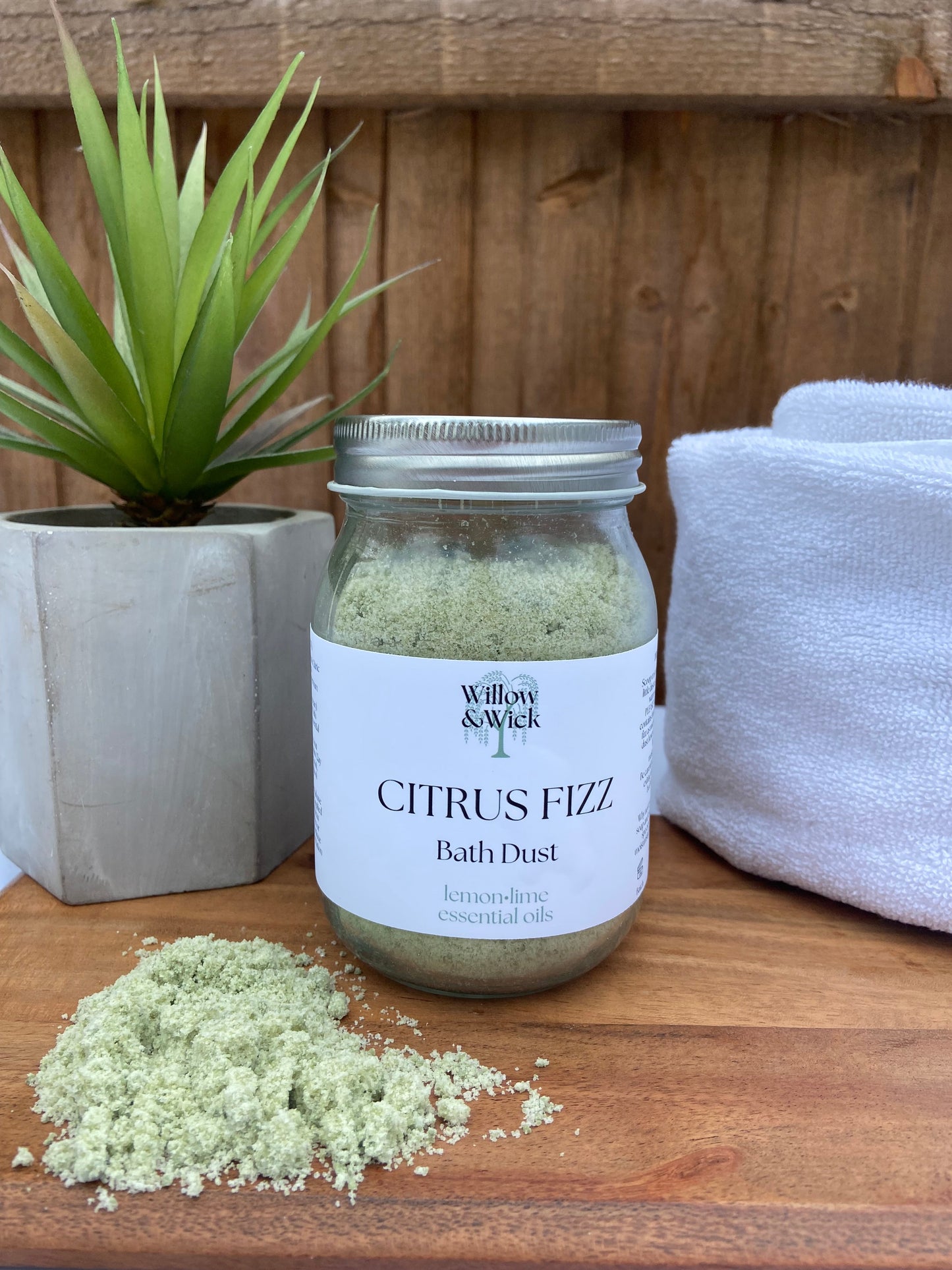 Citrus Fizz Bath Dust Willow & Wick
