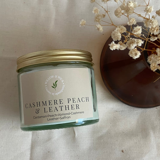 Cashmere Peach & Leather Willow & Wick