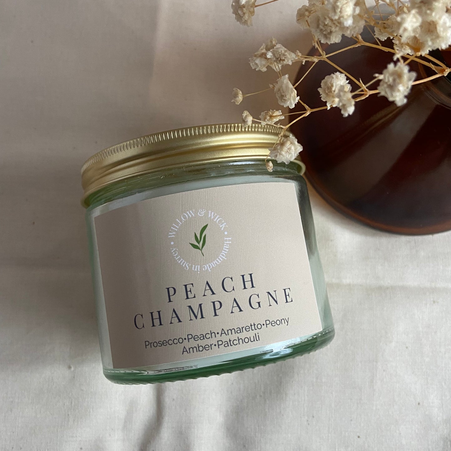 Peach Champagne Willow & Wick