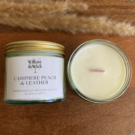 Cashmere Peach & Leather Willow & Wick