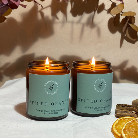 Spiced Orange Aromatherapy Candle Willow & Wick
