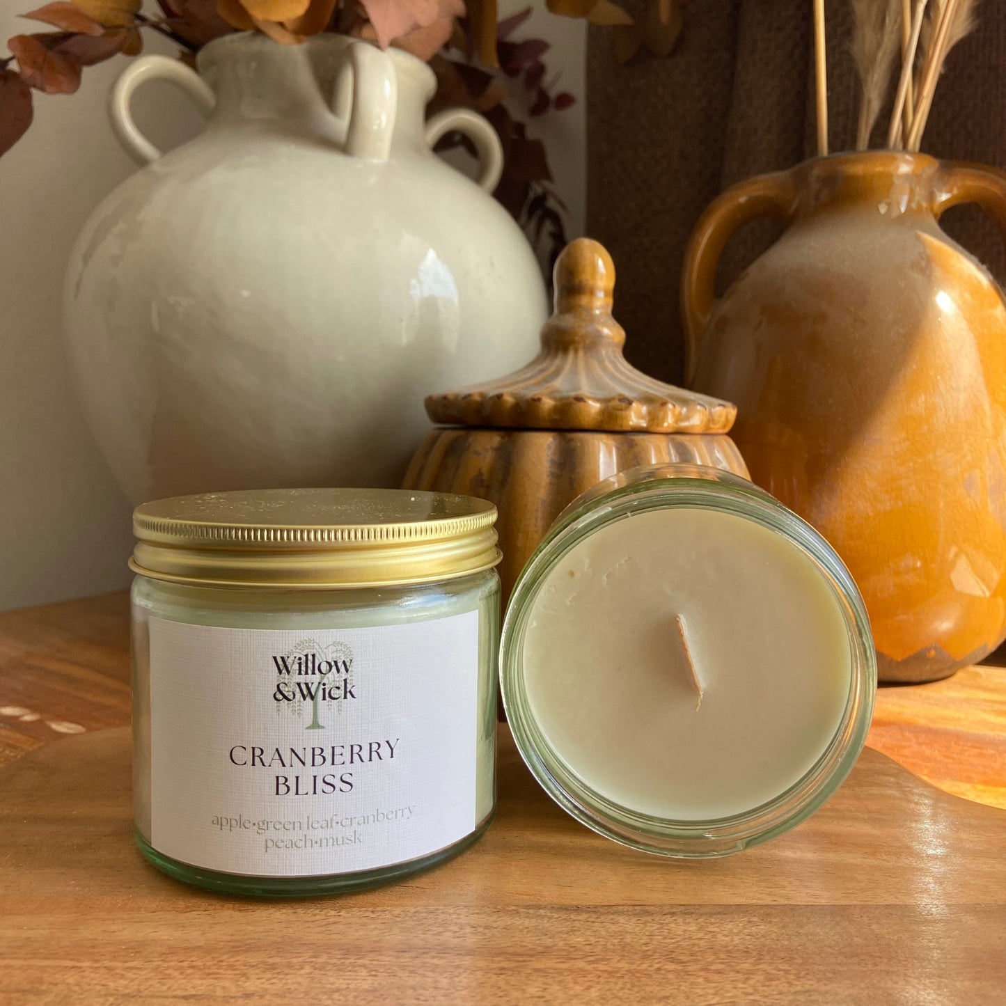 Cranberry Bliss Willow & Wick
