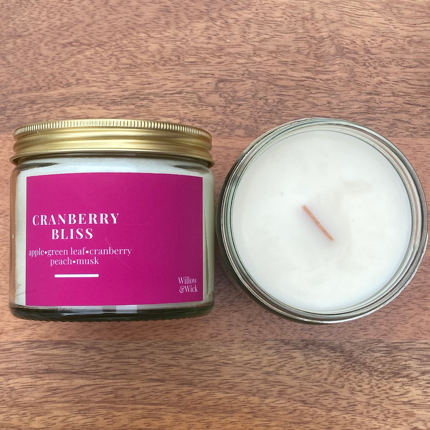 Cranberry Bliss Willow & Wick
