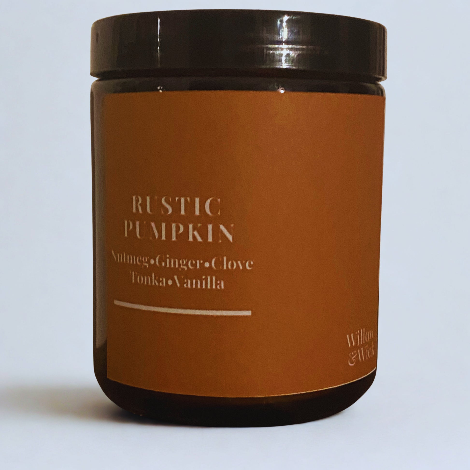 Rustic Pumpkin Fragrance oil Candle Willow & Wick
