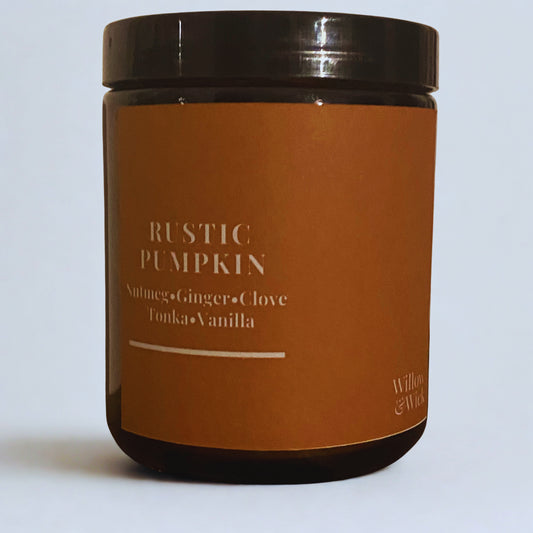 Rustic Pumpkin Fragrance oil Candle Willow & Wick