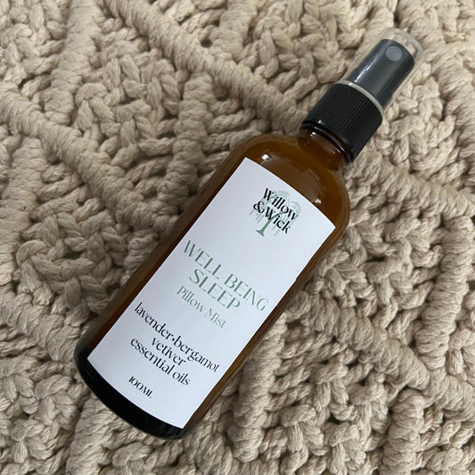 Well- Being Sleep Pillow & Room Mist Willow & Wick