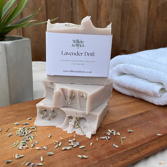 Lavender Drift Cold Pressed Soap Willow & Wick